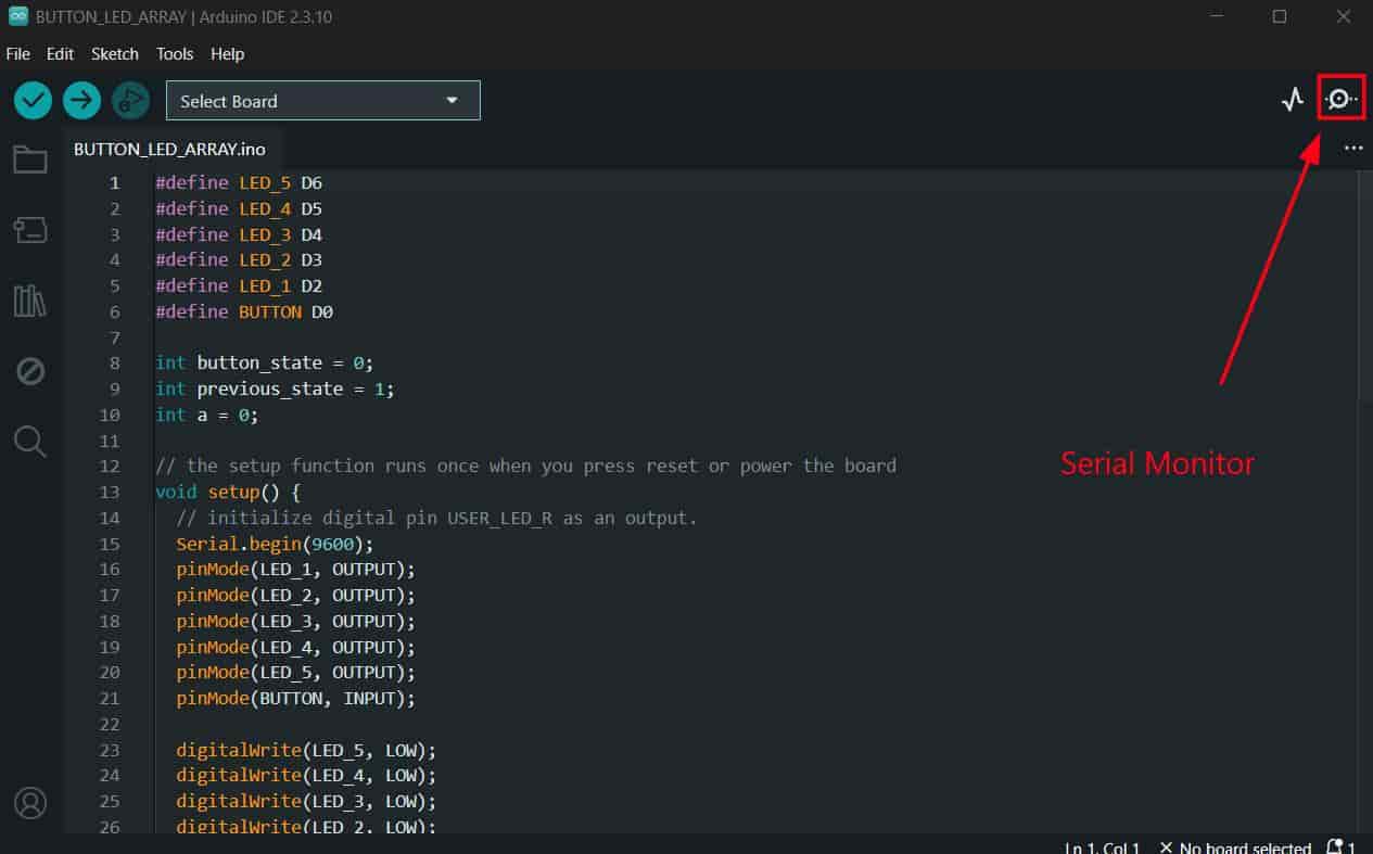 Arduino IDE Serial Monitor